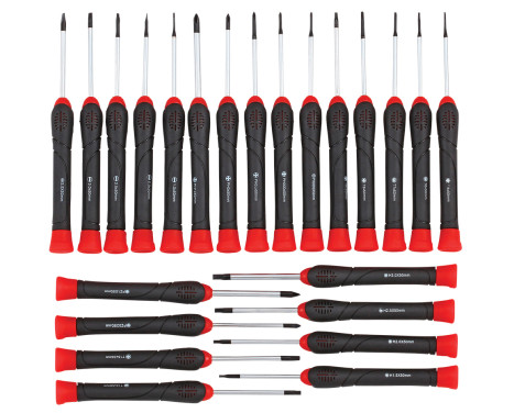 Precision skruvmejsel set 23 st.