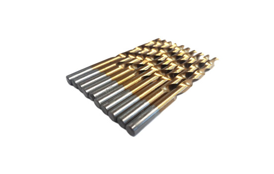 1,0 mm HSS TiN metallborrar 10 st, bild 3