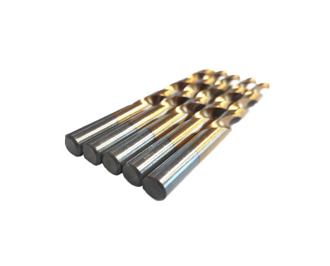 9,0 mm HSS TiN metallborr 5 st, bild 3