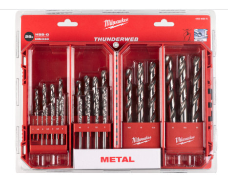Milwaukee THUNDERWEB metallborr HSS slipade - DIN 338
