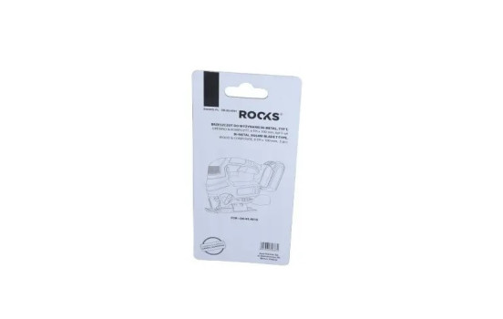 Rooks Jigsaw Blade Bi-metall, Typ T, Trä och komposit, 6 Tpi X 100 Mm, Kpl 5 stycken, bild 2