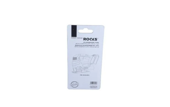 Rooks sticksågblad Hss, typ T, metall och komposit, 8 Tpi X 100 Mm, Kpl 5 stycken, bild 2