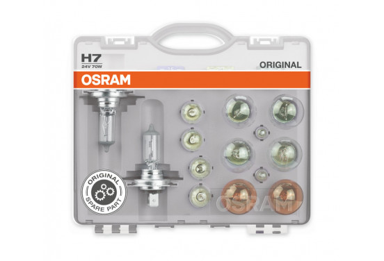 Osram reservelampenset 24V H7