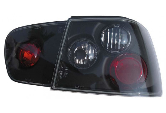 Set Achterlichten passend voor Seat Ibiza 6K2 1999-2002 - Zwart DL SER02J AutoStyle