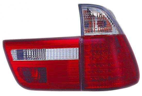 Set LED Achterlichten passend voor BMW X5 E53 2000-2002 - Rood/Helder DL BMR47LR AutoStyle