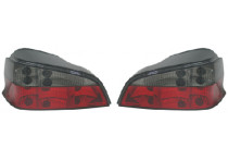 Set Achterlichten passend voor Peugeot 106 1996- - Rood/Smoke