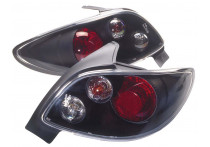 Set Achterlichten passend voor Peugeot 206 excl. CC/SW - Zwart