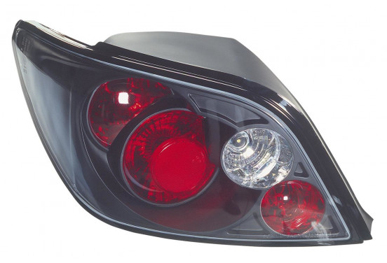 Set Achterlichten passend voor Peugeot 307 excl. Break/SW - Zwart DL PER05B AutoStyle