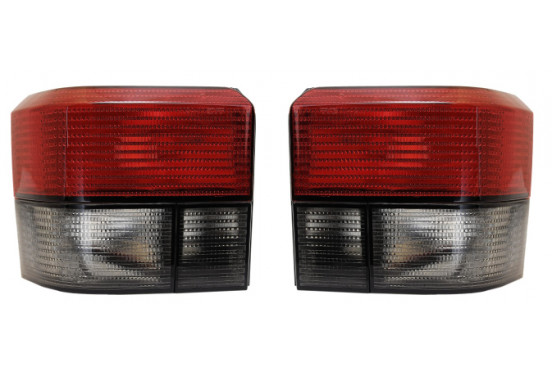 Set Achterlichten passend voor Volkswagen Transporter T4 1991-2003 - Rood/Smoke DL VWR60 AutoStyle