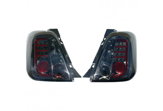 Set LED Achterlichten passend voor Fiat 500 2007- - Smoke DL FIR08LJ AutoStyle