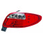 Set LED Achterlichten passend voor Peugeot 206 excl. CC/SW - Rood/Helder DL PER28L AutoStyle