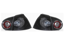 Set LED Achterlichten passend voor Volkswagen Golf V 2003-2008 excl. Variant - Zwart