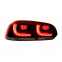 Set R-Look LED Achterlichten passend voor Volkswagen Golf VI 2008-2012 excl. Variant - Rood/Smoke 441-19B3F4LD-AE AutoStyle, voorbeeld 2