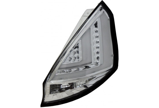 Set LED Achterlichten passend voor Ford Fiësta VII 3/5-deurs 2008-2012 - Chroom DL FOR36LC AutoStyle