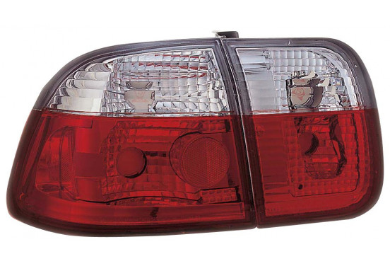 Set Achterlichten passend voor Honda Civic Sedan 1996-2001 - Rood/Helder DL HOR37 AutoStyle
