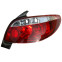 Set Achterlichten passend voor Peugeot 206 excl. CC/SW - Rood/Helder DL PER49 AutoStyle