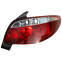 Set Achterlichten passend voor Peugeot 206 excl. CC/SW - Rood/Helder DL PER49 AutoStyle, voorbeeld 2