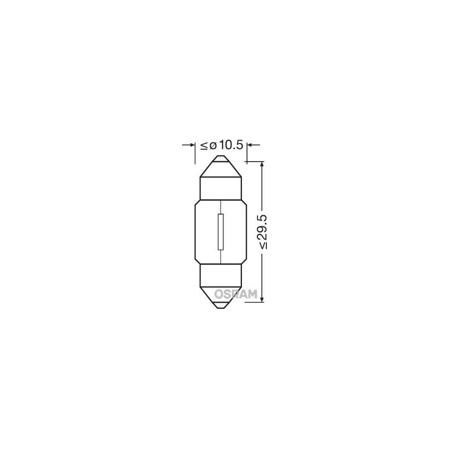 Osram Original V W X Mm Doosje Stuks Winparts Nl Autolampen