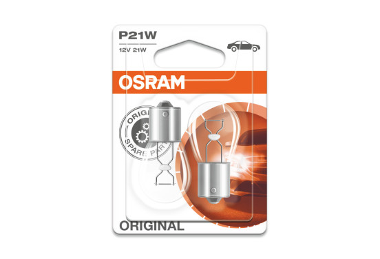 Osram Original Metal Base 12V P21W BA15s