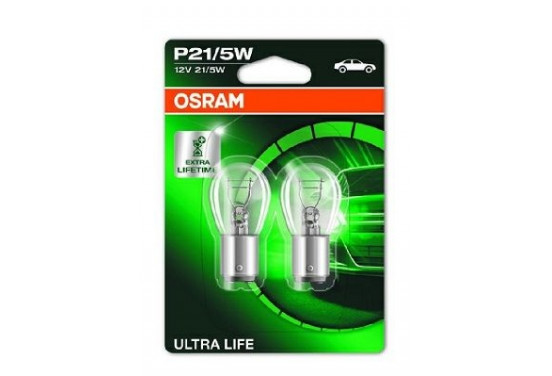 Osram Ultra Life 12V P21/5W BAY15d - 2 stuks