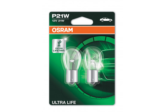 Osram Ultra Life 12V P21W BA15s 2 stuks