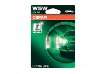 Osram Ultra Life 12V W5W T10 - 2 stuks