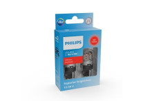 Philips LED-lampen W21/5W Ultinon PRO7000 - Rood - 7443R - 12/24V