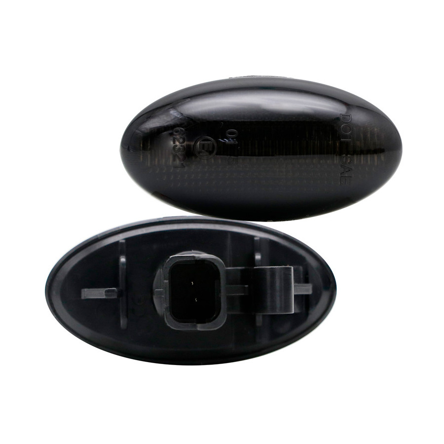 Set LED Zijknipperlichten Peugeot diverse modellen - Rookgrijs- incl. Dynamic Running Light | DL PEL05LS | AutoStyle | Nederlands