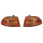 Set Frontknipperlichten passend voor Honda Civic 2/3-deurs 1992-1995 - Amber