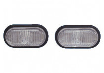 Set Zijknipperlichten passend voor Renault + Nissan Diversen - Wit