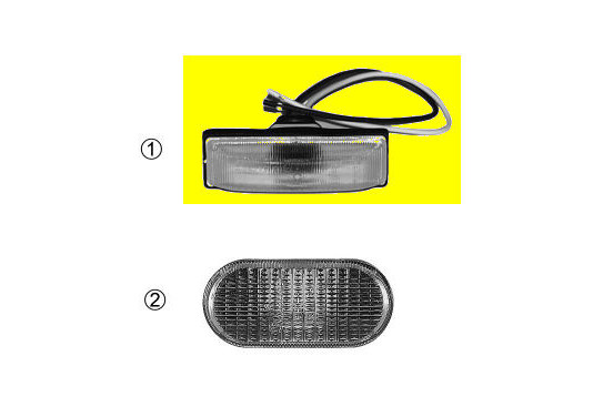 Zijknipperlicht links / rechts 4336914 Van Wezel