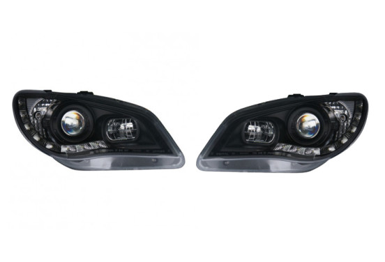 Set koplampen DRL-Look passend voor Subaru Impreza 2005-2007 - Zwart