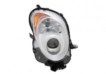 Koplamp rechts  H7+H7 inclusief stelmotor