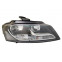 Koplamp rechts  H7+H7 inclusief stelmotor 0334962 Van Wezel