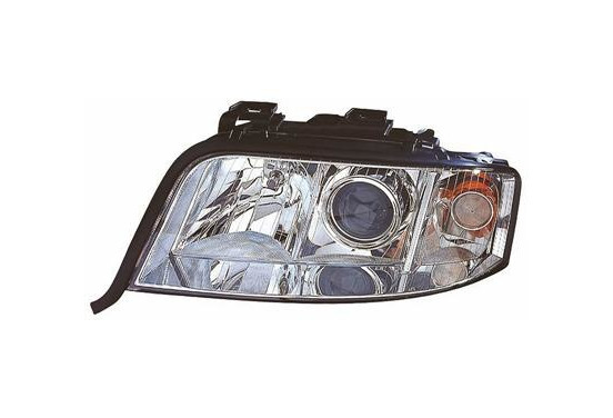 Koplamp links  met knipperlicht  08/01+ XENON D2S+H7 0317985 Van Wezel