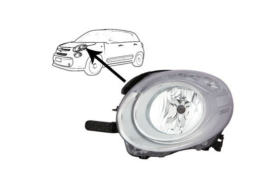 Koplamp 1609963 Van Wezel