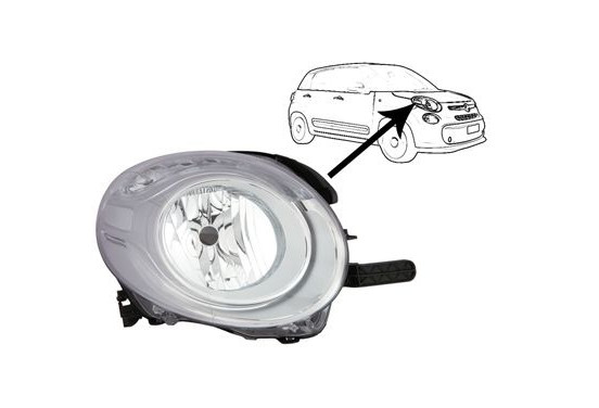 Koplamp 1609964 Van Wezel