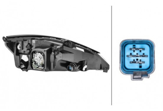 Koplamp links 1AE 010 199-011 Hella, afbeelding 3