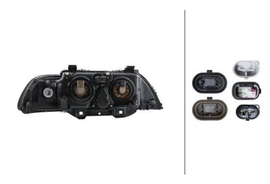 Koplamp links 1EL 008 053-511 Hella, afbeelding 3