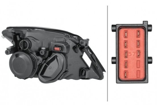 Koplamp links 1EL 008 320-071 Hella, afbeelding 3