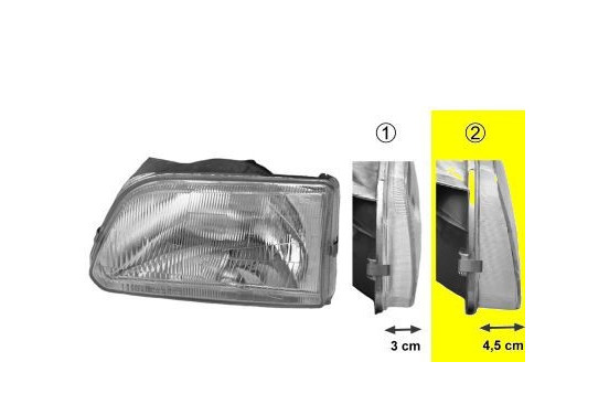 Koplamp links 5322943 Van Wezel, afbeelding 3