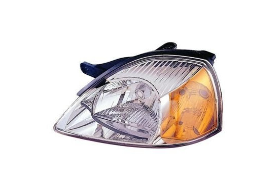 Koplamp links  H4 enkel vanaf 2002 , Oranje Knipperlicht inclusief MOTOR 8316961 Van Wezel, afbeelding 2