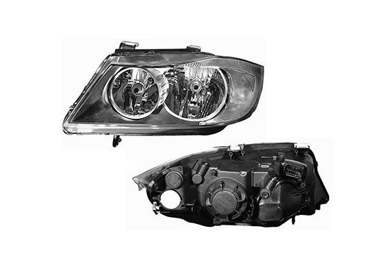 Koplamp links  H7+H7 Type ZKW 0657963 Van Wezel, afbeelding 2