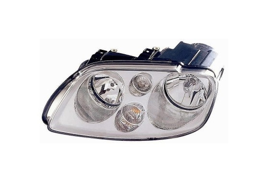 Koplamp links  met knipperlicht  2 X H7 Chrome met motor 5856961 Van Wezel