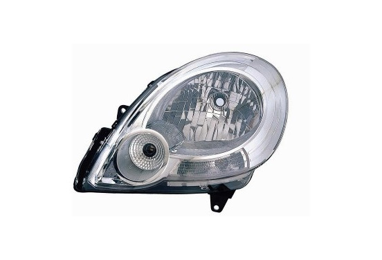 Koplamp links  met knipperlicht  H4 inclusief stelmotor 4312961 Van Wezel