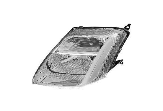 Koplamp links  met knipperlicht  H4 + Motor 0917961 Van Wezel