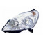 Koplamp links  met knipperlicht  vanaf 2/'08  H7+H1 +Elinks Mot 3796961 Van Wezel