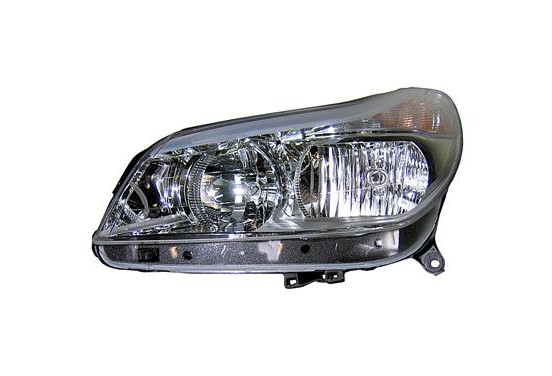 Koplamp links  met knipperlicht  zonder XENON H1+H7 0962961 Van Wezel