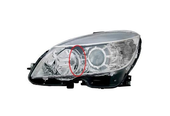 Koplamp links  tot 9/'07  H7+H7 3091961 Van Wezel, afbeelding 2