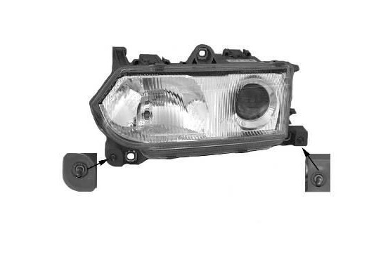 Koplamp links  tot '99 +/- ELEKTRISCHE REGELING 0145961 Van Wezel, afbeelding 3